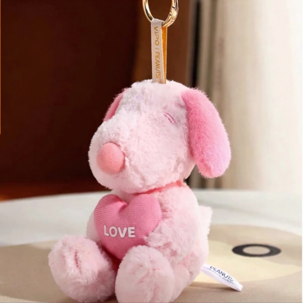 Vipo X Peanuts Snoopy Cute Pals Plush Keychain NEW